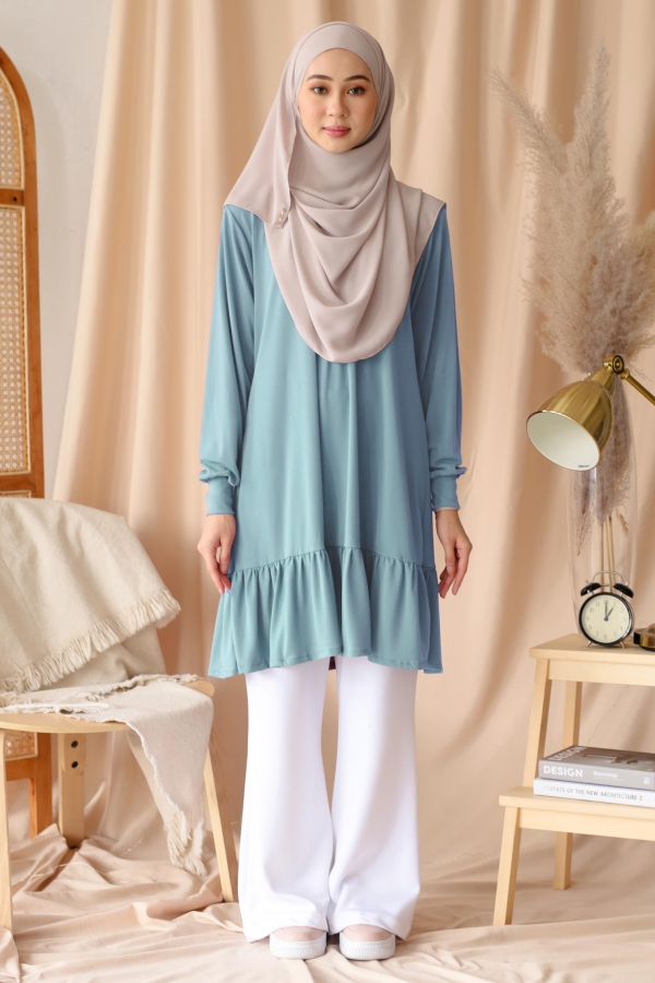 Maryam Blouse - Dusty Blue Maryam Blouse - Dusty Blue